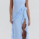 Rosedress blue ruffle maxi dress Photo 0