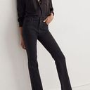 Madewell Roadtripper Skinny Flare Jeans 28 Black Bellhaven Stretch High Rise 70s Photo 0