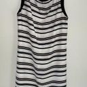 Jones New York  White Striped Sleeveless Shift Dress Size 12 Photo 8