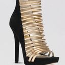 Michael Kors Cameron Strappy Platform Open Toe Heels Photo 0