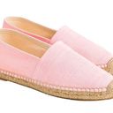 J.Crew  Linen Made in Spain Espadrille Pink Size 6 NWT Photo 9