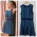 Draper James  Meadow Vines Lace Dress Nassau Navy
Sleeveless size 10 Photo 1