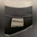 Chicka-d  women's medium gray sweatshirt Photo 3