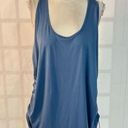 Avia  blue racer back side drawstring workout tank top size xxl Photo 0