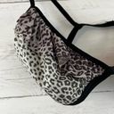 Chaser  Leopard Print Sheer Triangle Bralette Size M Photo 2