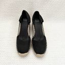 Eileen Fisher  Black Suede Yasmin Closed Toe Espadrille Platform Wedge 6.5 NWOB Photo 69