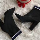 Call it spring Women’s black sock ankle booties, Size 9 Photo 0