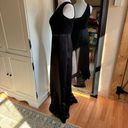 David's Bridal David’s Bridal Size 10 Black One Shoulder Dress Photo 3