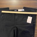 NYDJ NWT  Not Your Mothers Jeans Marilyn Straight Jeans in Black Size 14 Photo 4