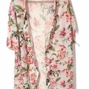 Show Me Your Mumu  One Size Brie Pink Floral Polyester Robe Photo 0