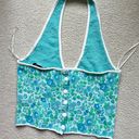 ZARA Floral Halter Top Photo 1