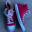 Converse Red Hightop Photo 1