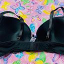 Marilyn Monroe WOMENS  BLACK LACE PADDED BRA SIZE 36B Photo 1