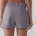 Lululemon  On the Fly Shorts Sea Spray Alpine White Dark Chrome Size 4 Photo 13