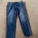 Banana Republic  Premium Side Stripe Jeans Size 30 Bin 108 Photo 2