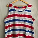 Krass&co D& Beach Cpverup Dress Red White Blue Swim Cover Casual Dress Pocket Lounge XL Photo 1