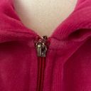 Juicy Couture  Pink Velour Tracksuit Size L FLAWS Film Motion Pictures Photo 7