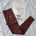 Gymshark Adapt Marl Seamless Leggings Size small, archive brown/cherry brown NWT Photo 4