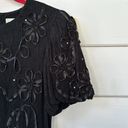 Leslie Fay Vintage 80’s  Petite Black Cocktail Party Dress Size 12 Photo 7