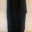 Michael Stars  Tank High Low Gauze Coverup Dress Black Size Large Photo 1