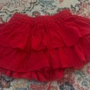 The Moon day+ red mini ruffle skirt Photo 1