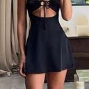 Sexy Hollow Out Sleeveless Sling Chest Wrap Lace Up Mini A Photo 0