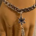 Handmade Joy Engraved Floral Charm Bracelet Photo 3