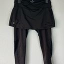 Athleta  Black Legging Skirt S 2 in 1 Athletic Cropped Tennis Photo 0