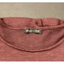 Mind Code  Women’s Maroon Pullover Sweater L‎ EUC Photo 8