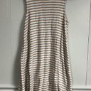 American Eagle  Open Back Swing Tank T-Shirt Sleeveless Striped Dress Size Small Photo 4