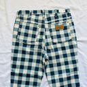 Wrangler ★ NWT -  Picnic Blue Plaid Crop Jeans ★ Photo 10