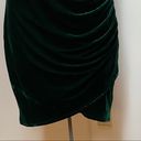 Soprano  Hunter Green Sleeveless Velvet Dress Photo 4