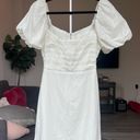 ASTR White Linen Dress Photo 0