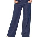 Isaac Mizrahi  Live! 24/7 Denim Fly Front Wide Leg Pants Photo 0