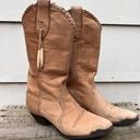 Laredo Vintage  tan suede leather cowgirl western boots Photo 1