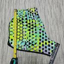 Victoria's Secret Victoria Sport Womens Size XS Neon Yellow Green Geometric Lined Athletic Shorts Photo 7