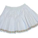 Lilly Pulitzer Rare Label  White Steff Godet Ladybug Pleated Tennis Skirt size 2 Photo 14