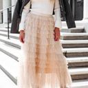 VICI Sparkle tiered Tulle Maxi Skirt Photo 1