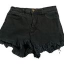 NYDJ  TUMMY TUCK JEANS BLACK DENIM SHORTS SIZE 6 GUC #1526 Photo 0