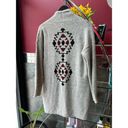 Debut  Womens Size Small Southwestern Duster Sweater with Pockets Aztec Design Photo 1