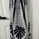 Farm Rio  Macaw Elegance Black and White Maxi Dress XS Photo 12