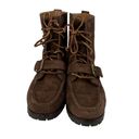 Polo  Ralph Lauren RANGER Bear Combat suede Boot Leather Brown men 7.5 women 9 Photo 5