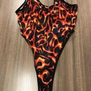 One Piece Hot Flames Sexy Sheer Thong Bodysuit/ Photo 0