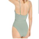 We Wore What  Solid Danielle One-Piece Swimsuit Underwired Green Small S NWT Photo 7