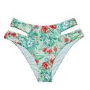 Victoria's Secret NEW Size M Medium Green  VS Butterfly Floral Bikini 2 Piece Set Photo 4