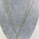 NWT Argento Vivo Layered Gold Drop Necklace Photo 2