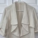 Chico's  Cream Crop Jacket(Size Medium) Photo 3