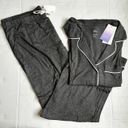 Stars Above Women's Soft Shorts Sleeve Top & Long Pants Pajama Set Dark Gray Medium Photo 3