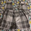 Aerie Plaid fleece jogger pajama pants Photo 1