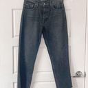 GRLFRND  x Barneys Helena Distressed Straight Leg Jeans Blackhearts Photo 1